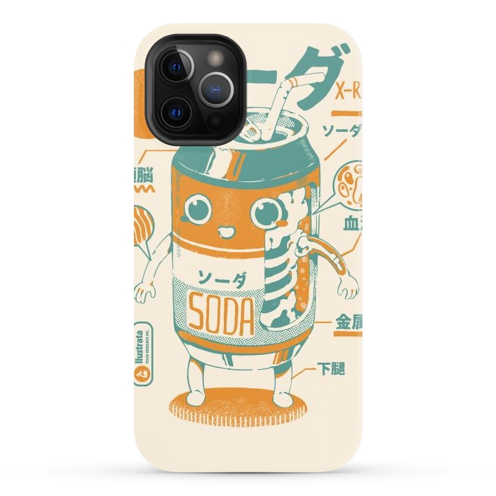 iPhone 12 Pro Max StrongFit Soda Can X-Ray by Ilustrata