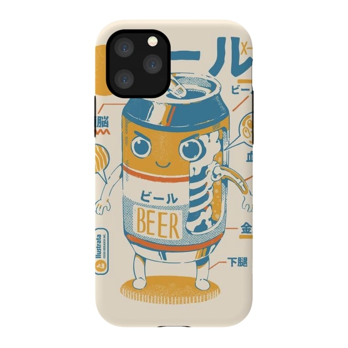 iPhone 11 Pro StrongFit Beer Can X-Ray by Ilustrata