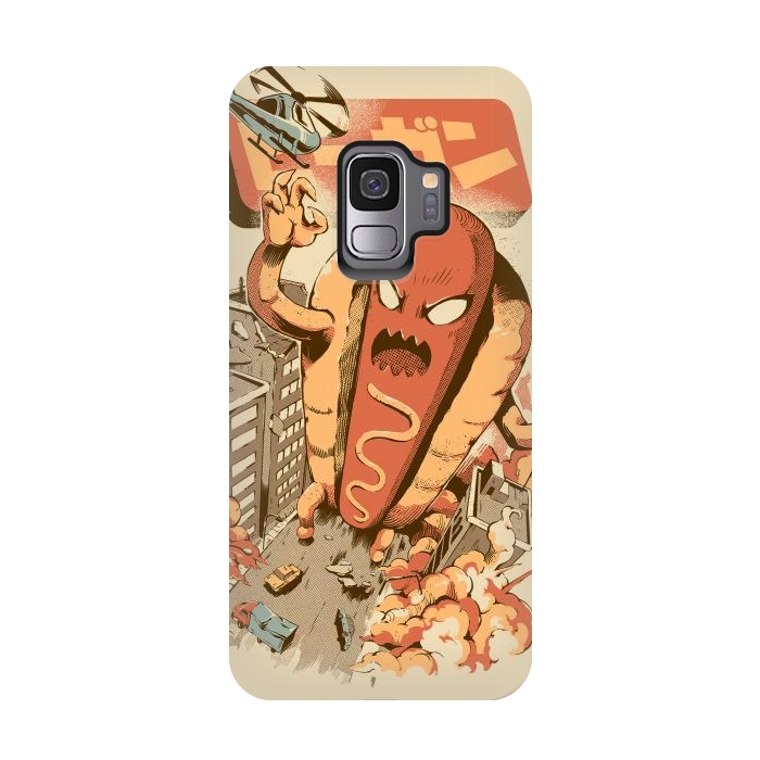 Galaxy S9 StrongFit Great Hot Dog by Ilustrata