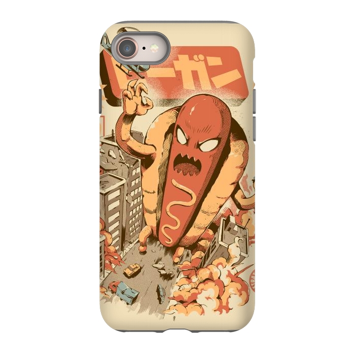 iPhone 8 StrongFit Great Hot Dog by Ilustrata