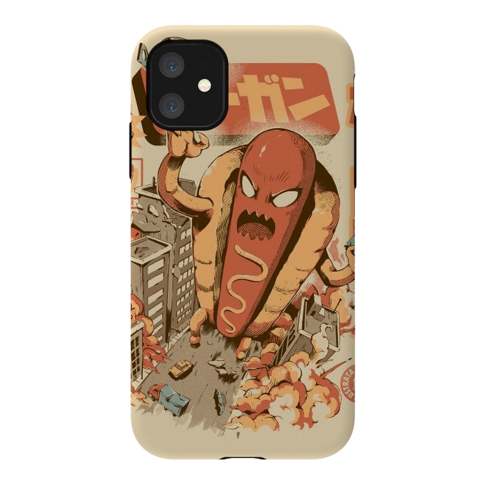 iPhone 11 StrongFit Great Hot Dog by Ilustrata