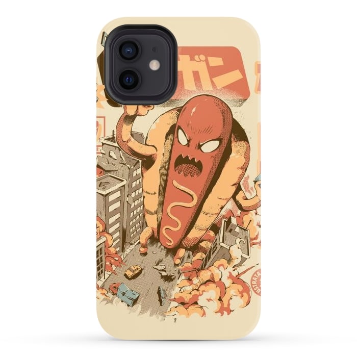 iPhone 12 StrongFit Great Hot Dog by Ilustrata