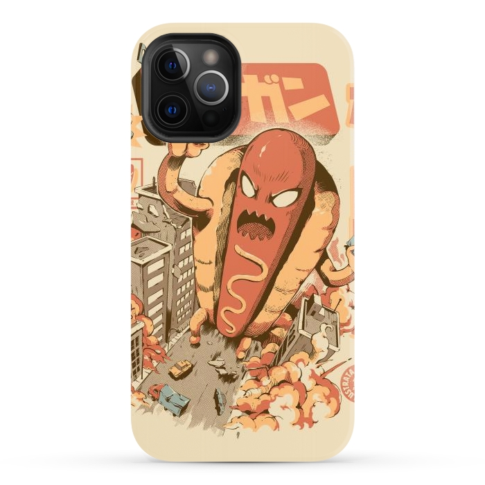 iPhone 12 Pro StrongFit Great Hot Dog by Ilustrata