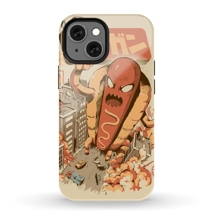 iPhone 13 mini StrongFit Great Hot Dog by Ilustrata