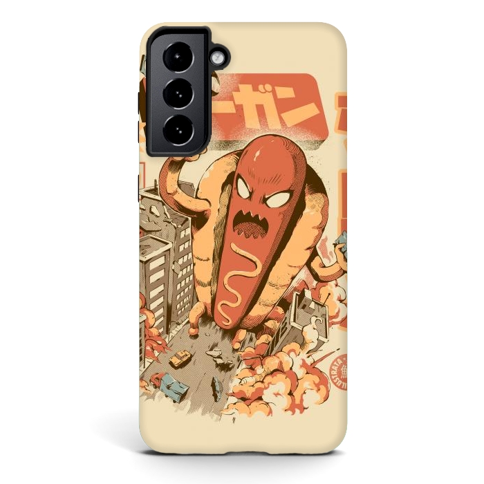 Galaxy S21 plus StrongFit Great Hot Dog by Ilustrata