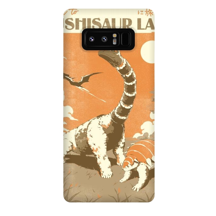 Galaxy Note 8 StrongFit Sushisaur Land by Ilustrata