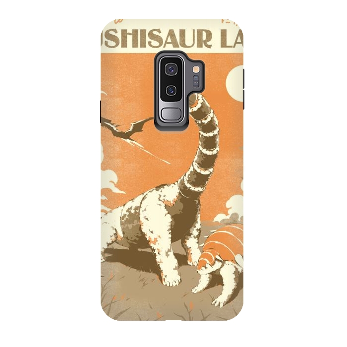 Galaxy S9 plus StrongFit Sushisaur Land by Ilustrata