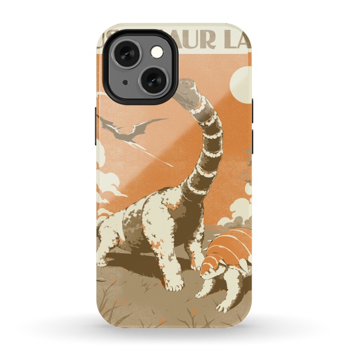iPhone 13 mini StrongFit Sushisaur Land by Ilustrata