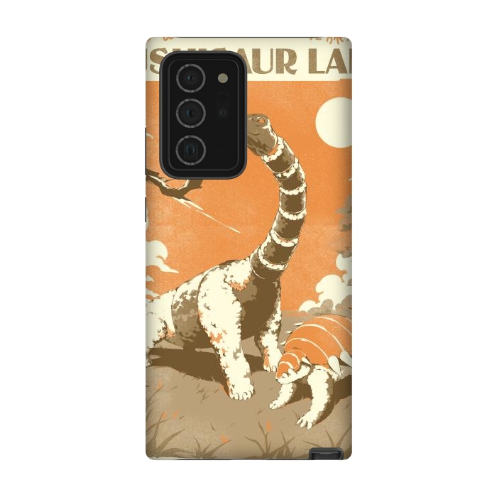 Galaxy Note 20 Ultra StrongFit Sushisaur Land by Ilustrata