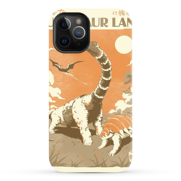 iPhone 12 Pro Max StrongFit Sushisaur Land by Ilustrata
