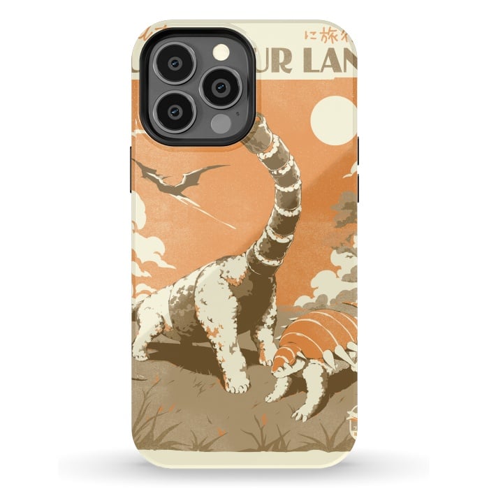iPhone 13 Pro Max StrongFit Sushisaur Land by Ilustrata