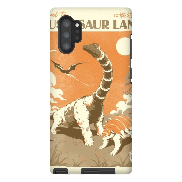 Galaxy Note 10 plus StrongFit Sushisaur Land by Ilustrata