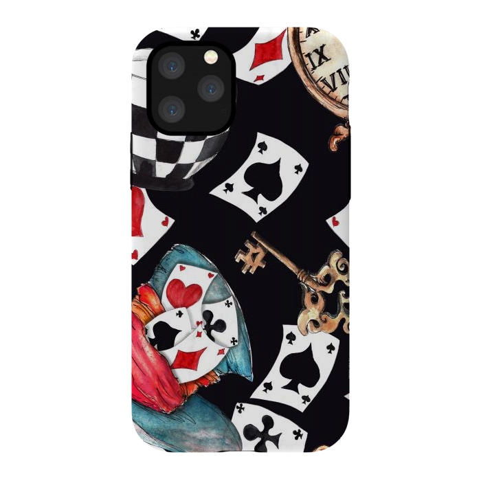 iPhone 11 Pro StrongFit playing cards-ALice by haroulita