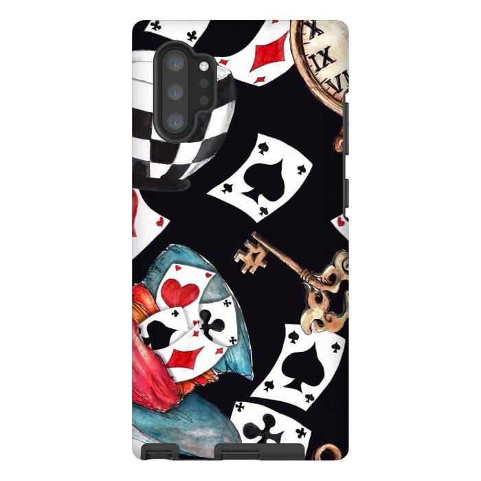 Galaxy Note 10 plus StrongFit playing cards-ALice by haroulita