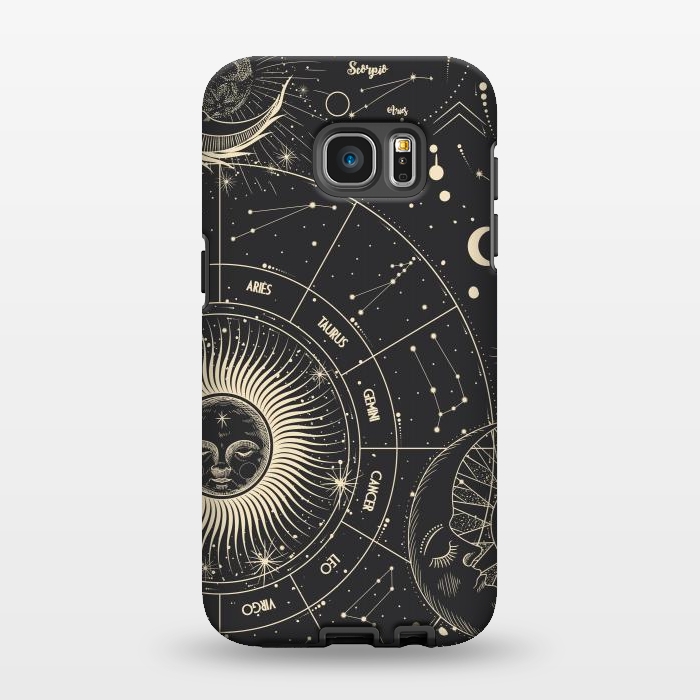Galaxy S7 EDGE StrongFit celestial moon and sun by haroulita