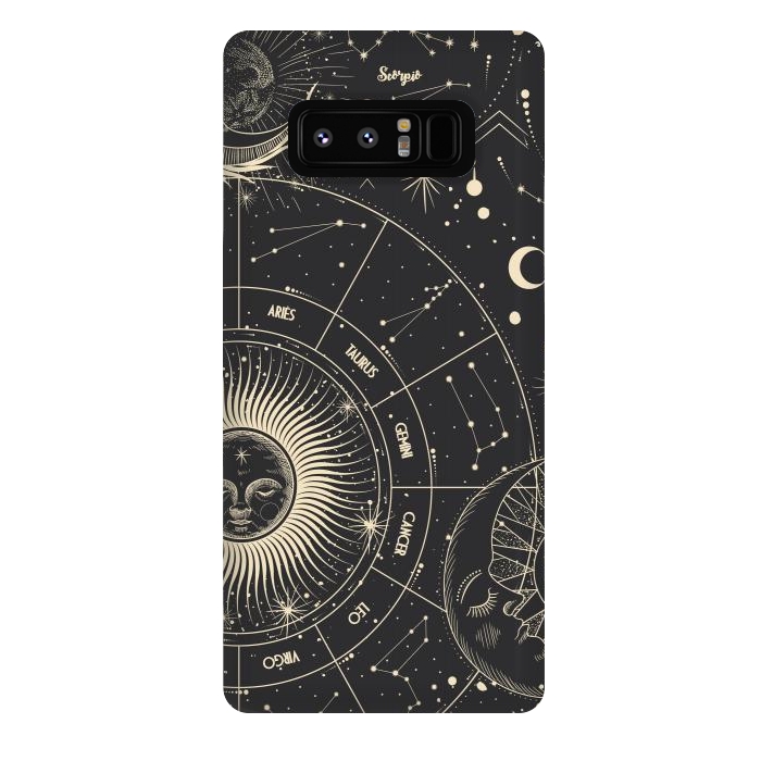 Galaxy Note 8 StrongFit celestial moon and sun by haroulita
