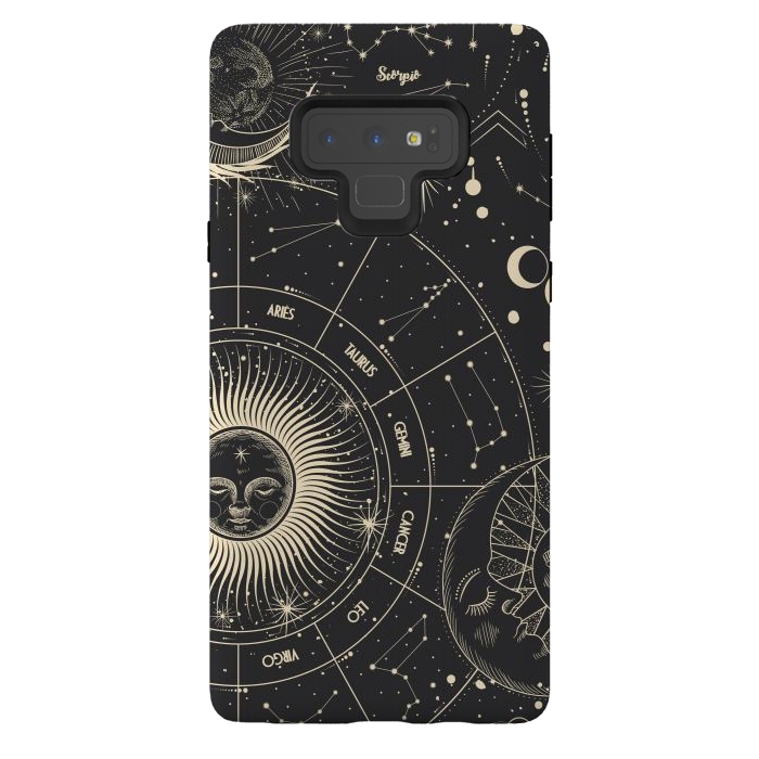 Galaxy Note 9 StrongFit celestial moon and sun by haroulita