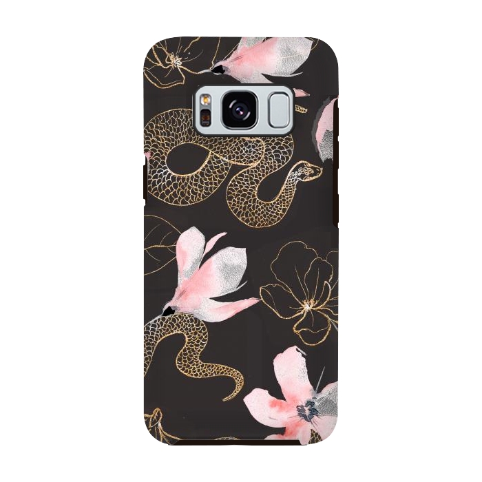 Galaxy S8 StrongFit gold snake by haroulita