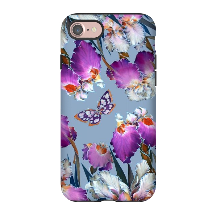 iPhone 7 StrongFit purple lilac flowers by haroulita