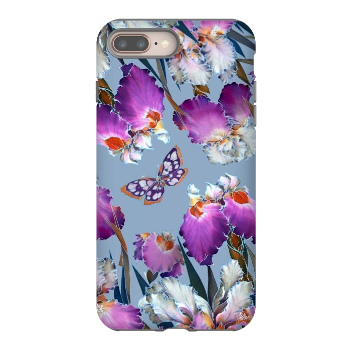 iPhone 7 plus StrongFit purple lilac flowers by haroulita