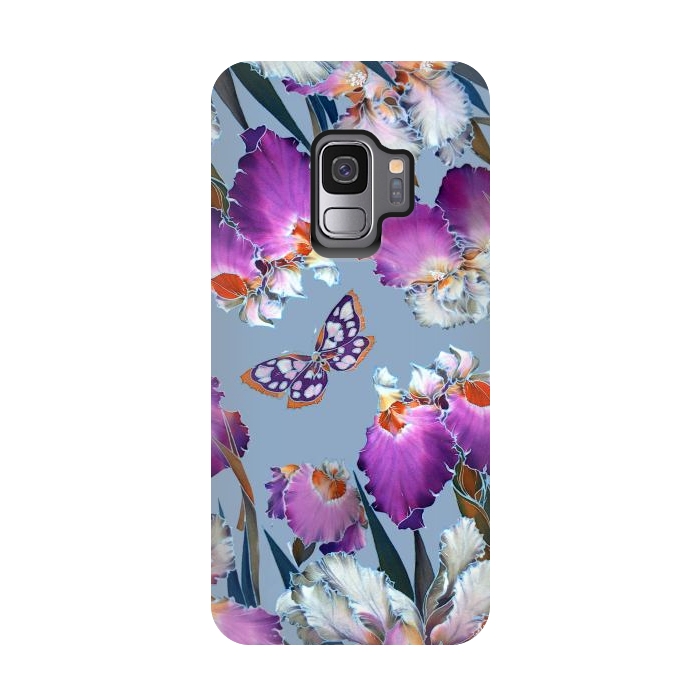 Galaxy S9 StrongFit purple lilac flowers by haroulita