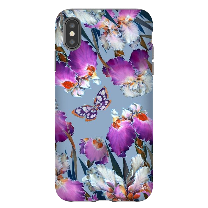 iPhone Xs Max StrongFit purple lilac flowers by haroulita