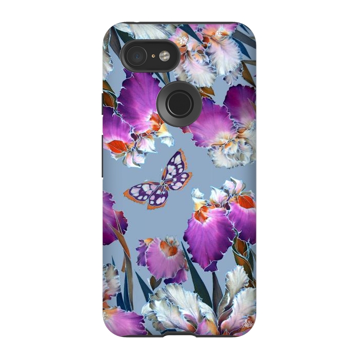 Pixel 3 StrongFit purple lilac flowers by haroulita