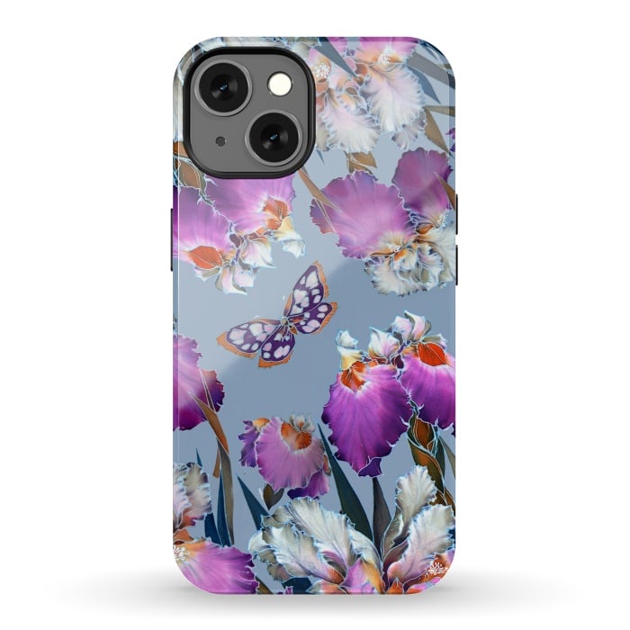 iPhone 13 StrongFit purple lilac flowers by haroulita