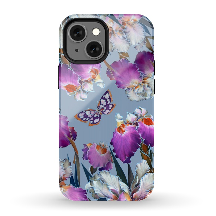 iPhone 13 mini StrongFit purple lilac flowers by haroulita