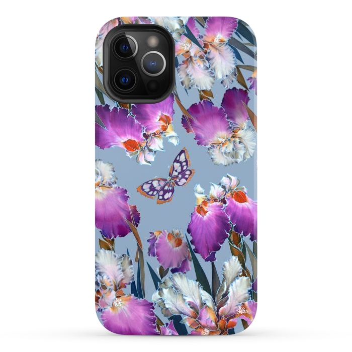 iPhone 12 Pro Max StrongFit purple lilac flowers by haroulita