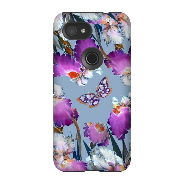 Pixel 3A StrongFit purple lilac flowers by haroulita