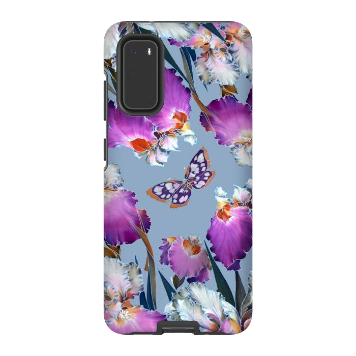 Galaxy S20 StrongFit purple lilac flowers by haroulita