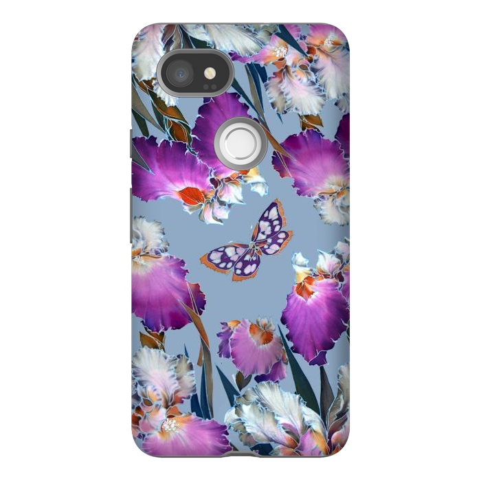 Pixel 2XL StrongFit purple lilac flowers by haroulita