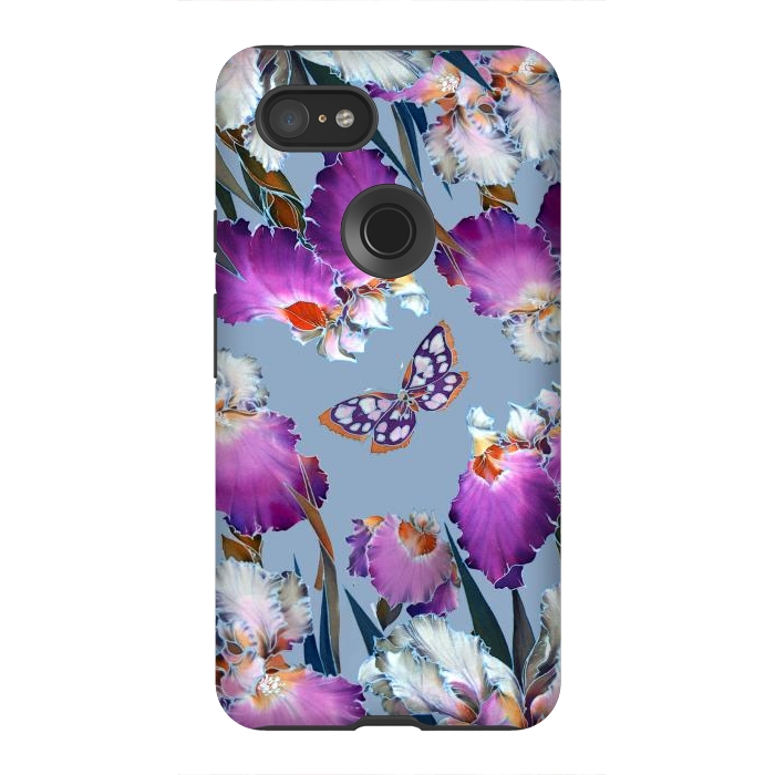 Pixel 3XL StrongFit purple lilac flowers by haroulita