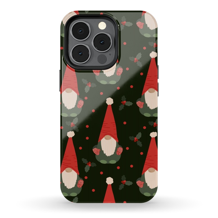 iPhone 13 pro StrongFit Santa gnome by haroulita