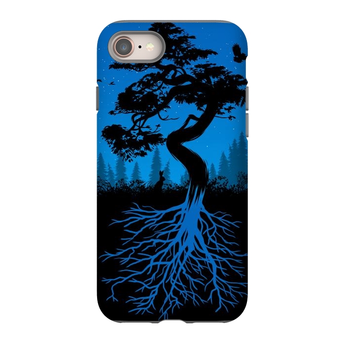 iPhone 8 StrongFit Bonsai roots at night by Alberto