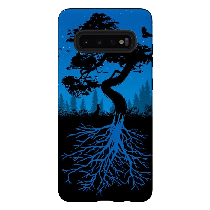 Galaxy S10 plus StrongFit Bonsai roots at night by Alberto