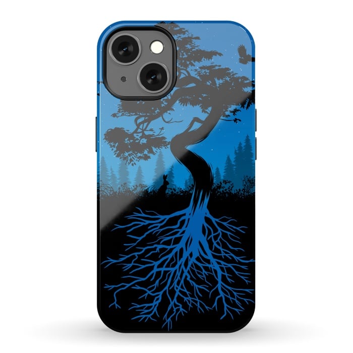 iPhone 13 StrongFit Bonsai roots at night by Alberto