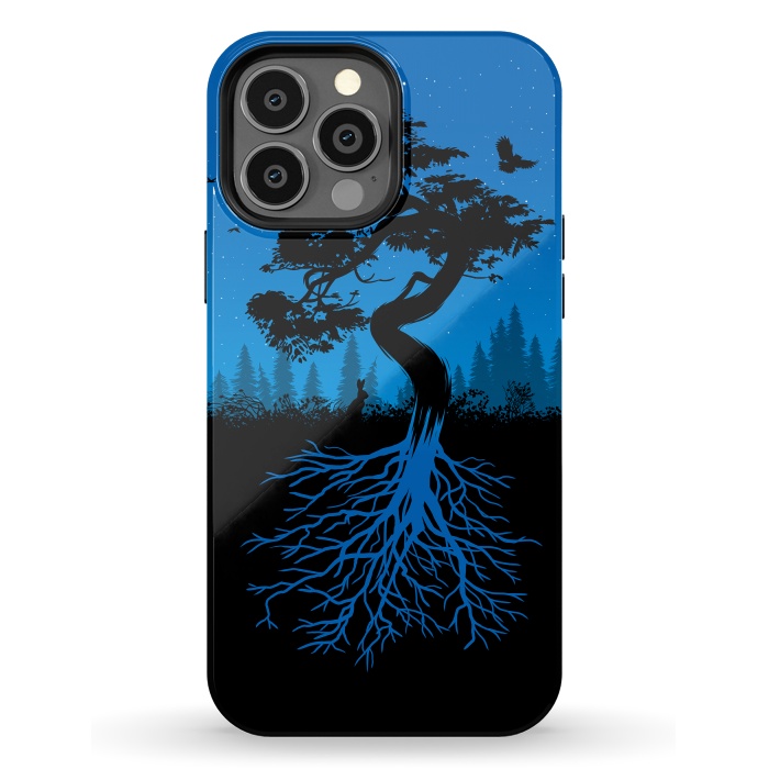 iPhone 13 Pro Max StrongFit Bonsai roots at night by Alberto