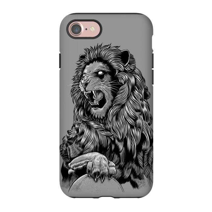 iPhone 7 StrongFit Statue lion by Alberto