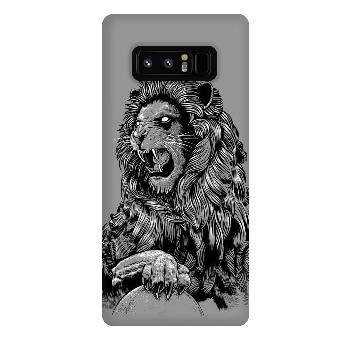 Galaxy Note 8 StrongFit Statue lion by Alberto