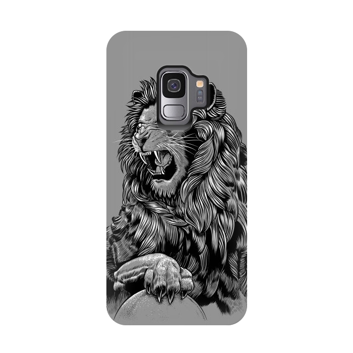 Galaxy S9 StrongFit Statue lion by Alberto