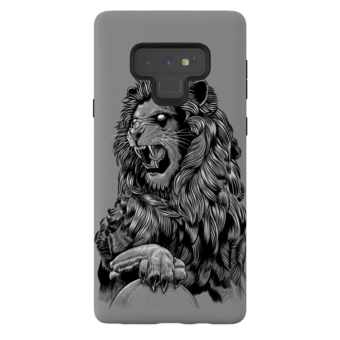 Galaxy Note 9 StrongFit Statue lion by Alberto