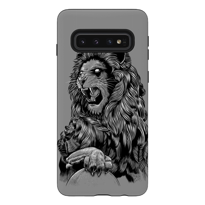 Galaxy S10 StrongFit Statue lion by Alberto