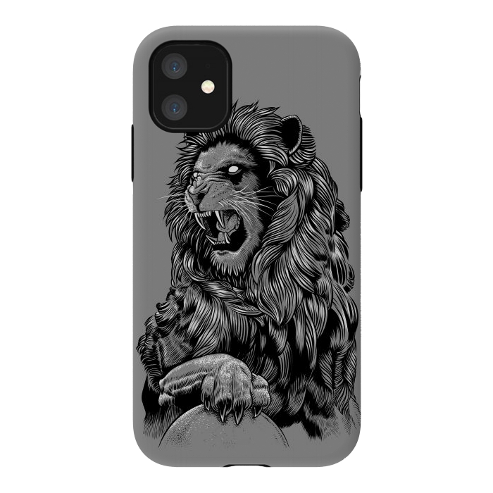 iPhone 11 StrongFit Statue lion by Alberto
