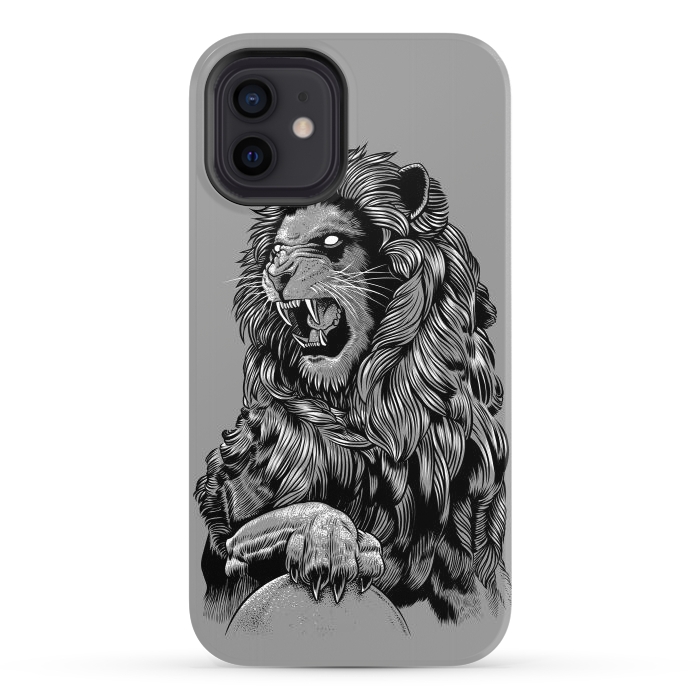iPhone 12 StrongFit Statue lion by Alberto