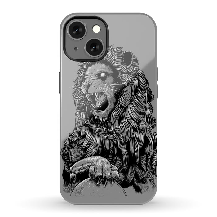 iPhone 13 StrongFit Statue lion by Alberto