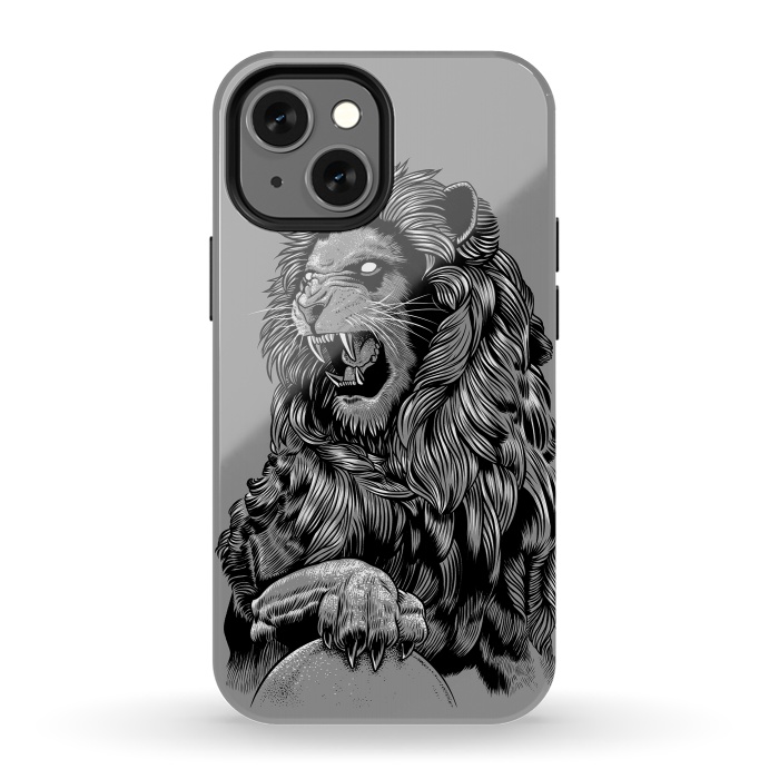 iPhone 13 mini StrongFit Statue lion by Alberto
