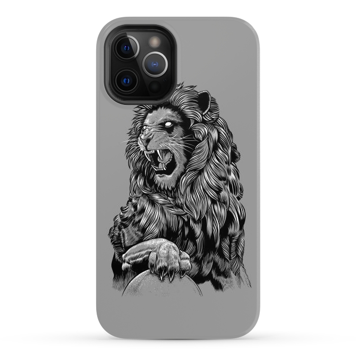 iPhone 12 Pro Max StrongFit Statue lion by Alberto