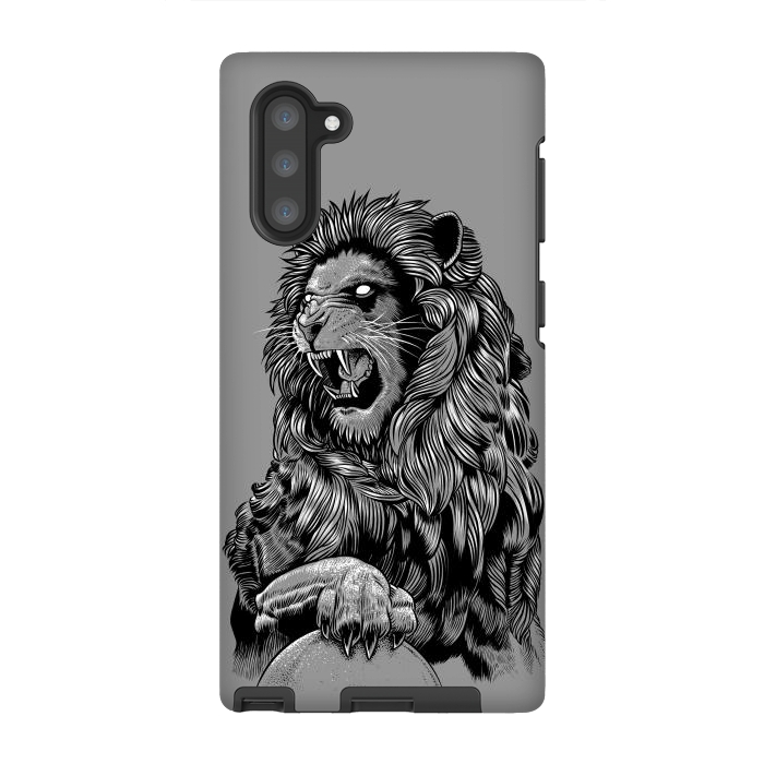 Galaxy Note 10 StrongFit Statue lion by Alberto